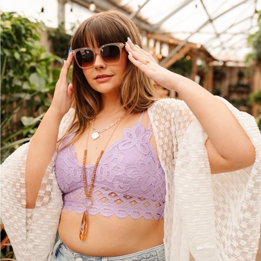 Lavender Lace Bralette - Picture 7 of 11